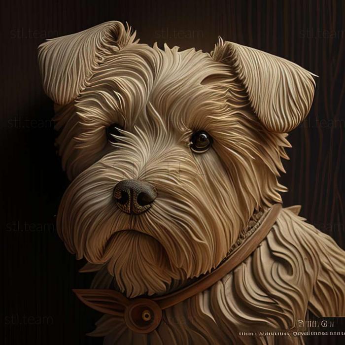 3D model Dandy Dinmont Terrier dog (STL)